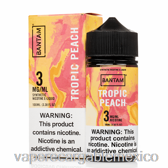 Vape Recargable Tropic Melocotón - Bantam Vape - 100ml 6mg